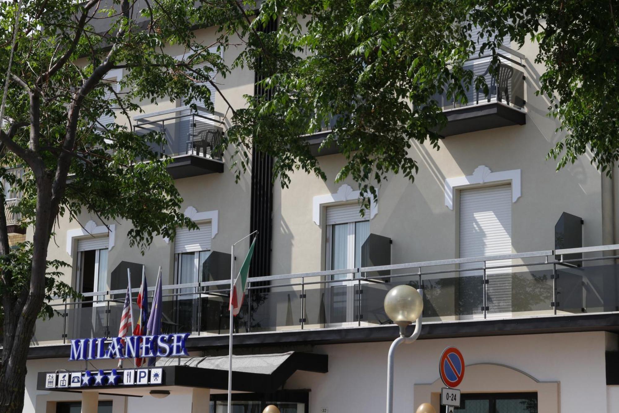 Hotel Milanese ริมินี ภายนอก รูปภาพ